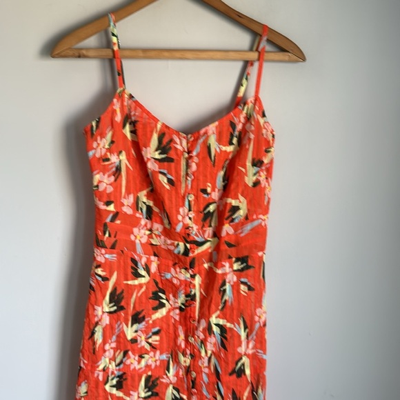 SOLID & STRIPED Tilda Dress Orange XS - Picture 3 of 15